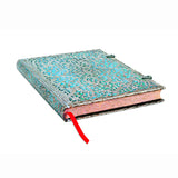 Paperblanks Silver Filigree Maya Blue Hardcover Journal Ultra