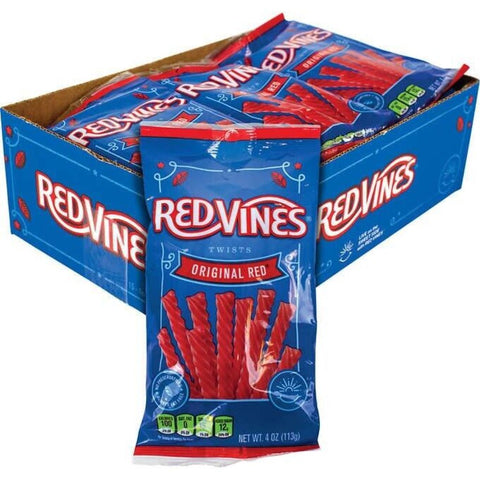 Red Vines Original Red Licorice Twists 4oz [Pack of 15]