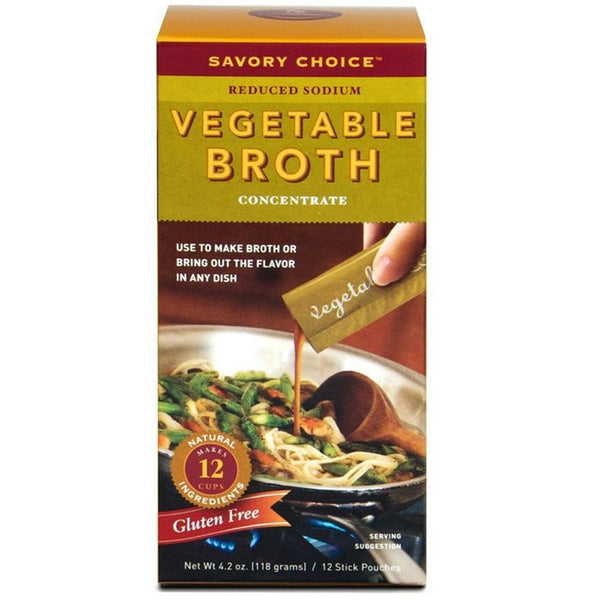 Savory Choice Reduced Sodium Vegetable Liquid Broth Concentrate